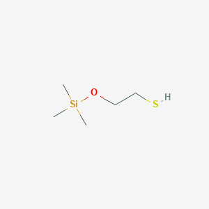 molecular formula C5H14OSSi B14674066 Ethanethiol, 2-[(trimethylsilyl)oxy]- CAS No. 37515-85-8