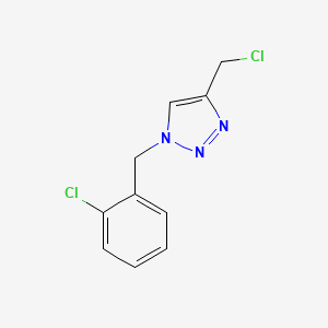 4-(chloromethyl)-1-[(2-chlorophenyl)methyl]-1H-1,2,3-triazole