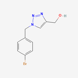 {1-[(4-bromophenyl)methyl]-1H-1,2,3-triazol-4-yl}methanol