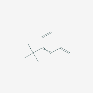 molecular formula C10H16 B14674115 3-Tert-butylhexa-1,3,5-triene CAS No. 40087-76-1