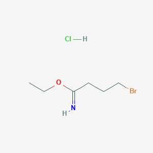 Ethyl 4-bromobutanecarboximidate hydrochloride