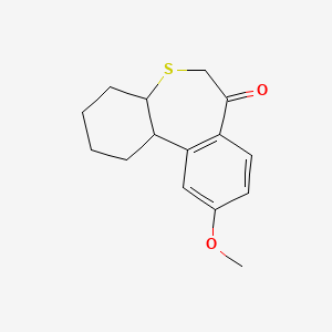 10-Methoxy-1,2,3,4,4a,11b-hexahydrodibenzo[b,d]thiepin-7(6h)-one