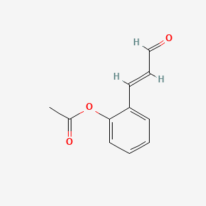 molecular formula C11H10O3 B14674166 2-Hydroxycinnamaldehyde acetate CAS No. 33538-94-2