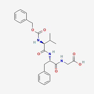 N-[(Benzyloxy)carbonyl]-L-valyl-L-phenylalanylglycine