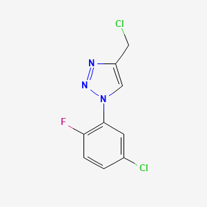 1-(5-chloro-2-fluorophenyl)-4-(chloromethyl)-1H-1,2,3-triazole