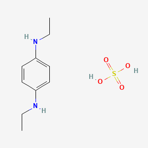 1-N,4-N-diethylbenzene-1,4-diamine;sulfuric acid