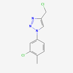 1-(3-chloro-4-methylphenyl)-4-(chloromethyl)-1H-1,2,3-triazole