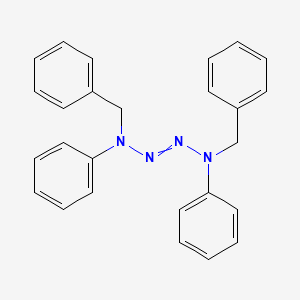 molecular formula C26H24N4 B14674212 1,4-Dibenzyl-1,4-diphenyltetraaz-2-ene CAS No. 40756-81-8