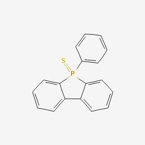 molecular formula C18H13PS B14674244 5H-Benzo[b]phosphindole, 5-phenyl-, 5-sulfide CAS No. 33771-54-9