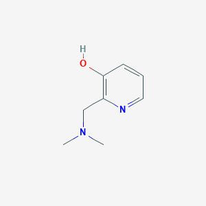 molecular formula C8H12N2O B146744 2-((二甲氨基)甲基)吡啶-3-醇 CAS No. 2168-13-0