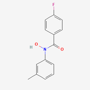 4-Fluoro-N-hydroxy-N-(3-methylphenyl)benzamide