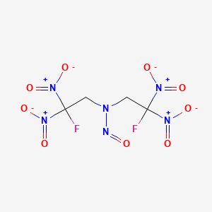 2-Fluoro-N-(2-fluoro-2,2-dinitroethyl)-2,2-dinitro-N-nitrosoethylamine