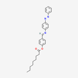 4-[(E)-({4-[(E)-Phenyldiazenyl]phenyl}imino)methyl]phenyl nonanoate