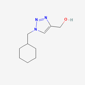 molecular formula C10H17N3O B1467470 (1-(cyclohexylmethyl)-1H-1,2,3-triazol-4-yl)methanol CAS No. 1249042-21-4