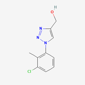 molecular formula C10H10ClN3O B1467473 [1-(3-chloro-2-methylphenyl)-1H-1,2,3-triazol-4-yl]methanol CAS No. 1250015-74-7
