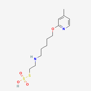 S-2-((5-(4-Methyl-2-pyridyloxy)pentyl)amino)ethyl hydrogen thiosulfate