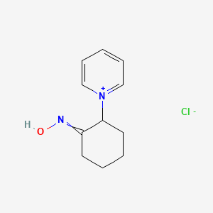 1-[2-(Hydroxyimino)cyclohexyl]pyridin-1-ium chloride