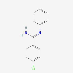 4-chloro-N'-phenylbenzenecarboximidamide