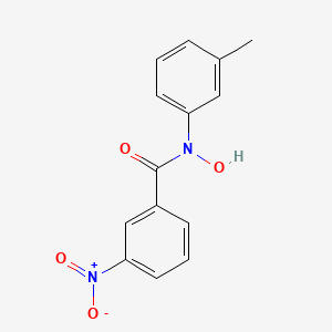 N-Hydroxy-N-(3-methylphenyl)-3-nitrobenzamide