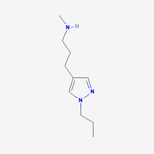 methyl[3-(1-propyl-1H-pyrazol-4-yl)propyl]amine