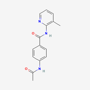 4'-((3-Methyl-2-pyridyl)carbamoyl)acetanilide dihydrate