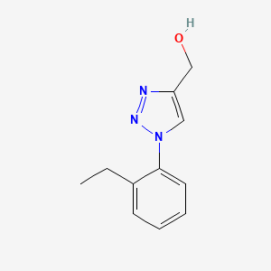 [1-(2-ethylphenyl)-1H-1,2,3-triazol-4-yl]methanol