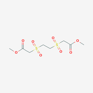 Dimethyl 2,2'-(ethane-1,2-diyldisulfonyl)diacetate