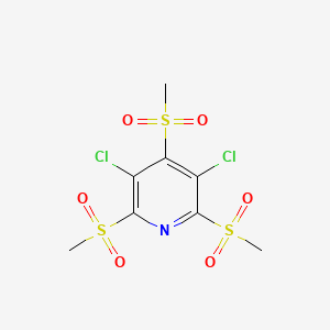 3,5-Dichloro-2,4,6-tris(methylsulfonyl)pyridine