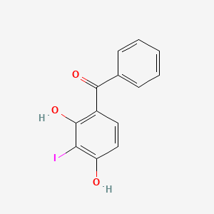 (2,4-Dihydroxy-3-iodophenyl)(phenyl)methanone