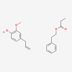 2-methoxy-4-prop-2-enylphenol;2-phenylethyl propanoate