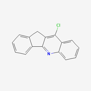 molecular formula C16H10ClN B14675041 10-Chloro-11H-indeno[1,2-b]quinoline CAS No. 35639-26-0