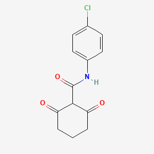 N-(4-Chlorophenyl)-2,6-dioxocyclohexane-1-carboxamide