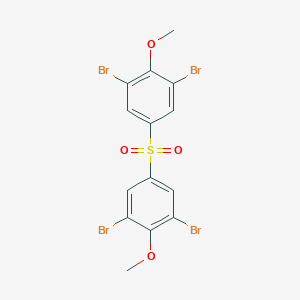 molecular formula C14H10Br4O4S B146751 1,3-二溴-5-(3,5-二溴-4-甲氧基苯基)磺酰基-2-甲氧基苯 CAS No. 70156-79-5