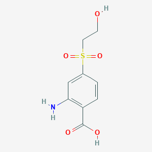 2-Amino-4-(2-hydroxyethanesulfonyl)benzoic acid