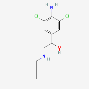 4-Amino-3,5-dichloro-alpha-(((2,2-dimethylpropyl)amino)methyl)benzenemethanol