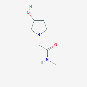 N-ethyl-2-(3-hydroxypyrrolidin-1-yl)acetamide