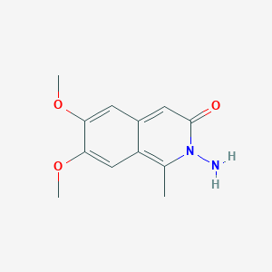 2-Amino-6,7-dimethoxy-1-methyl-isoquinolin-3-one