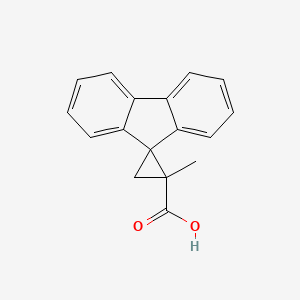 1-Methylspiro[cyclopropane-2,9'-fluorene]-1-carboxylic acid