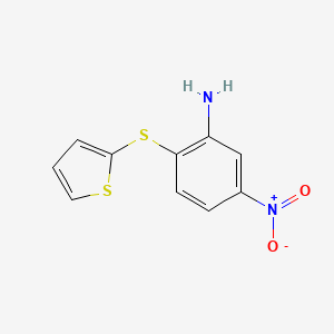 5-Nitro-2-(thiophen-2-ylsulfanyl)aniline
