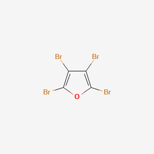 molecular formula C4Br4O B14675212 Tetrabromofuran CAS No. 32460-09-6