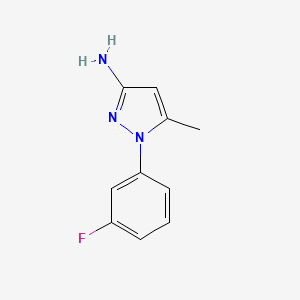 B1467522 1-(3-fluorophenyl)-5-methyl-1H-pyrazol-3-amine CAS No. 1250130-87-0