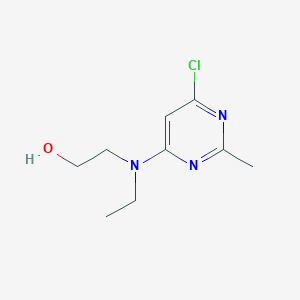 2-((6-Chloro-2-methylpyrimidin-4-yl)(ethyl)amino)ethan-1-ol