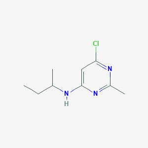 molecular formula C9H14ClN3 B1467527 N-(sec-butyl)-6-chloro-2-methylpyrimidin-4-amine CAS No. 1249998-09-1