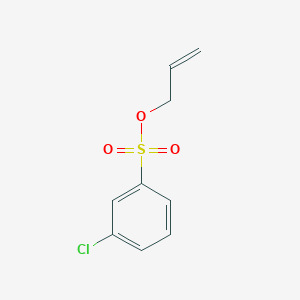 molecular formula C9H9ClO3S B14675275 Prop-2-en-1-yl 3-chlorobenzene-1-sulfonate CAS No. 33420-09-6