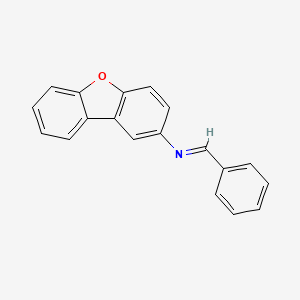 (E)-N-(Dibenzo[b,d]furan-2-yl)-1-phenylmethanimine