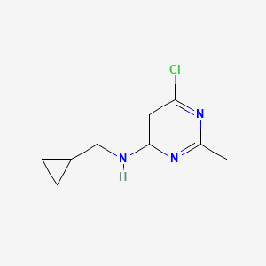 6-chloro-N-(cyclopropylmethyl)-2-methylpyrimidin-4-amine