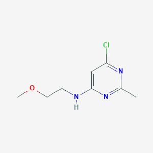 6-chloro-N-(2-methoxyethyl)-2-methylpyrimidin-4-amine