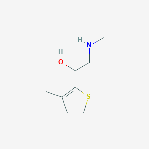 molecular formula C8H13NOS B1467541 2-(Methylamino)-1-(3-methylthiophen-2-yl)ethan-1-ol CAS No. 1410364-76-9