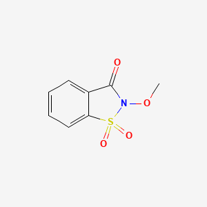 1,2-Benzisothiazol-3(2H)-one, 2-methoxy-, 1,1-dioxide