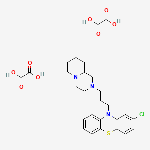 2-Chloro-10-(3-(octahydro-2H-pyrido(1,2-a)pyrazin-2-yl)propyl)phenothiazine maleate